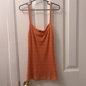Small orange Arden B. tank top.